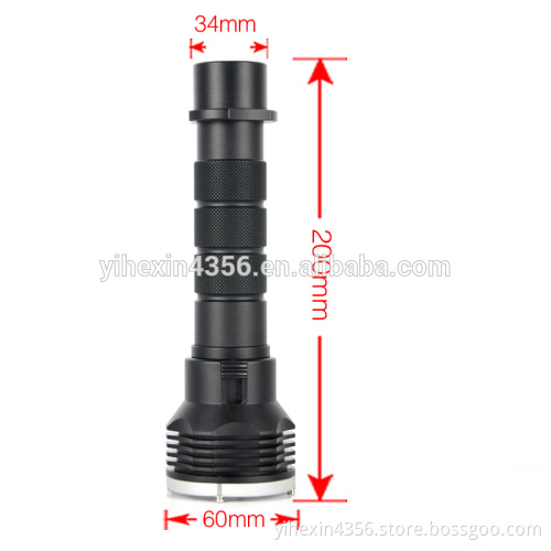 The Top Aluminum Waterproof Torch XML LED Diving Torch